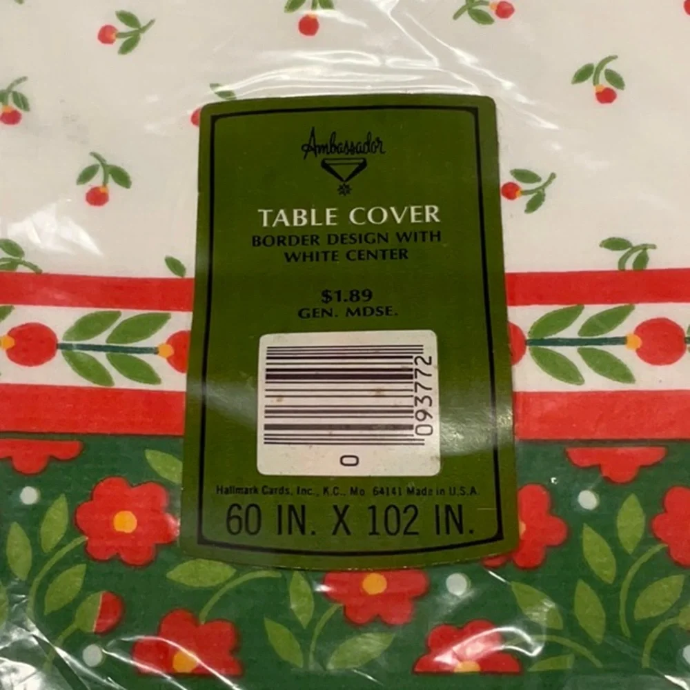 Hallmark Table Cover Made in USA
